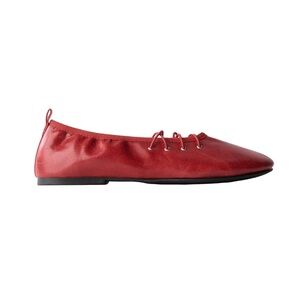 Zara Red Lac Ballet Flat for Kids